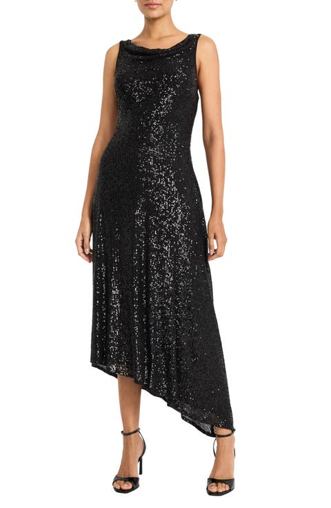 Asymmetric Midi Dress