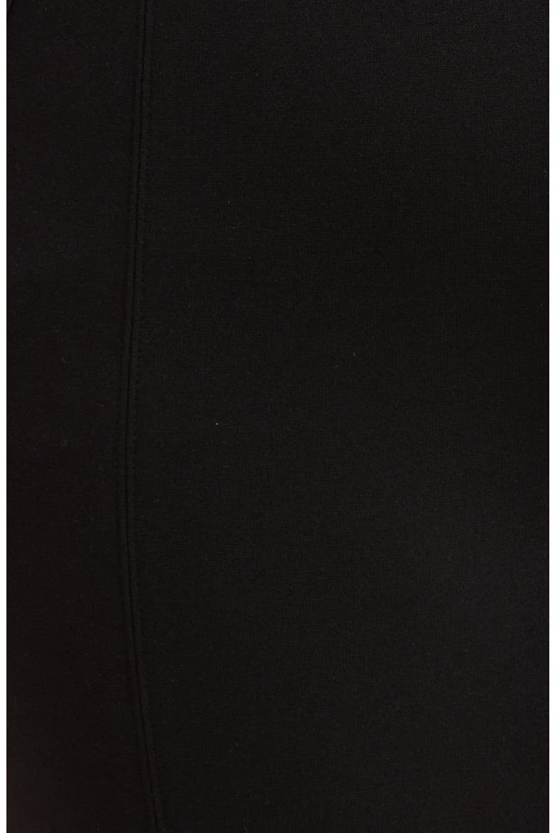 Zip Pocket Slit Hem Pants, Alternate, color, BLACK