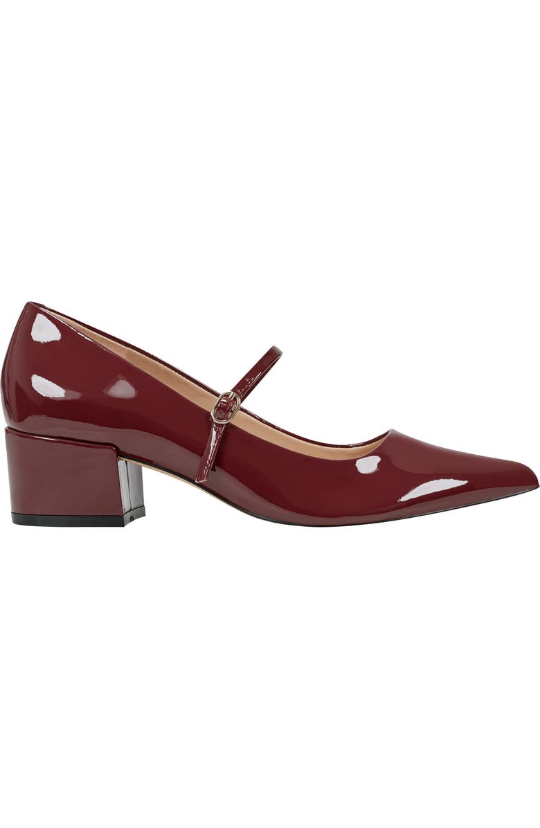 Marc Fisher LTD Luccie Pointed Toe Pump, Alternate, color, Dark Red