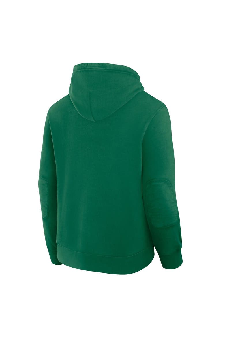 Men's Fanatics Kelly Green Minnesota North Stars Decades Collection Tradition Fleece Pullover Hoodie, Alternate, color, Kelly Green