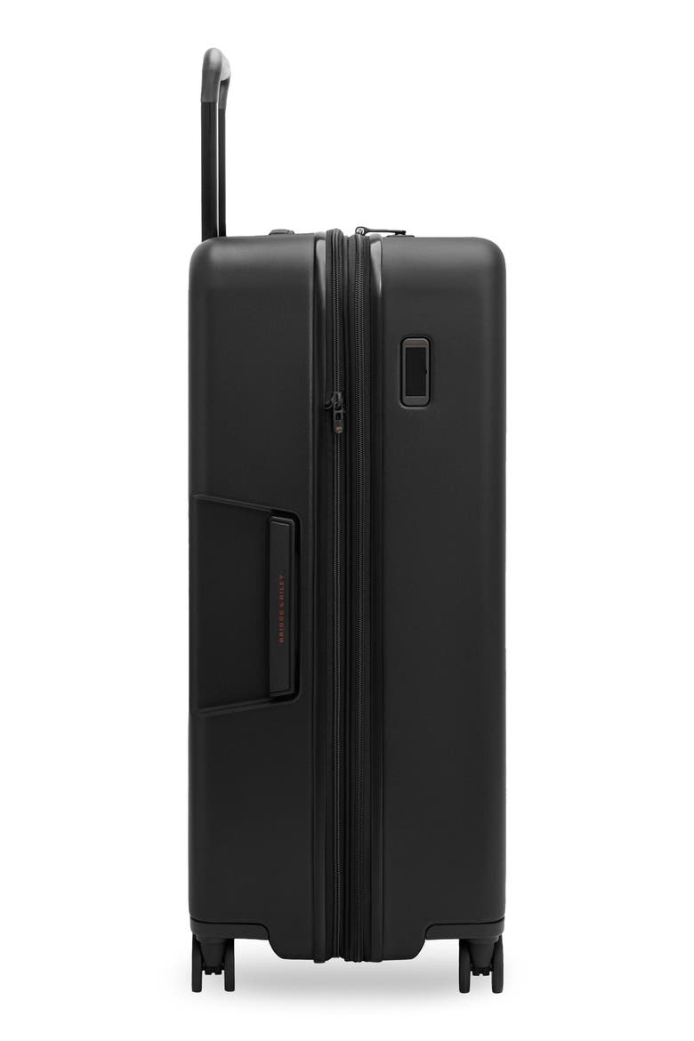 ZDX Large 30 Inch Hardside Spinner Suitcase, Alternate, color, BLACK