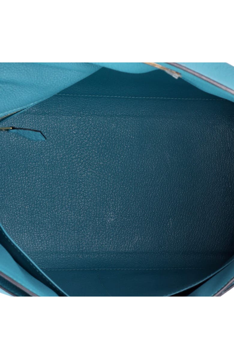 Pre-Owned Hermes Kelly Handbag Blue Togo with Gold Hardware 35, Alternate, color, Turquoise