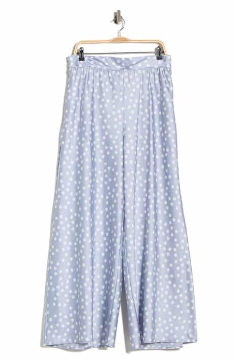 Renee C Polka Dot Satin Pants