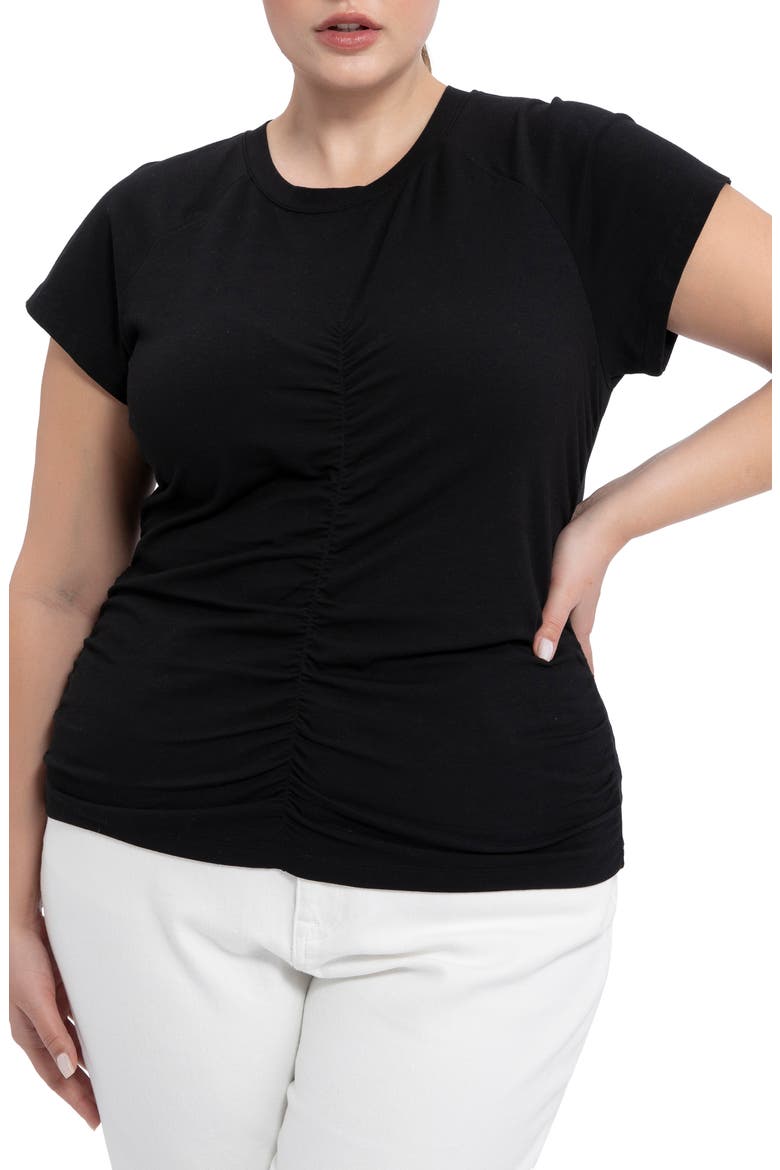 Hold Me Tight Cotton Blend Top, Main, color, BLCK