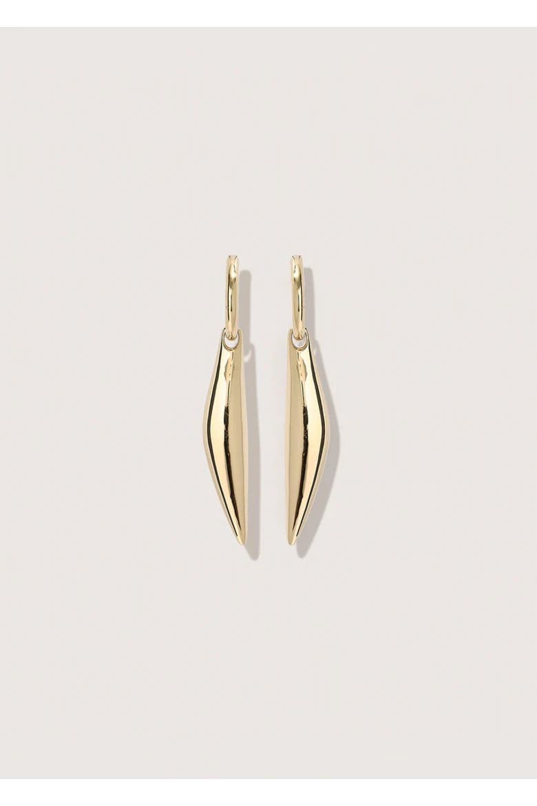 14kt Gold Cinder Drop Earrings, Main, color, Yellow Toned Gold