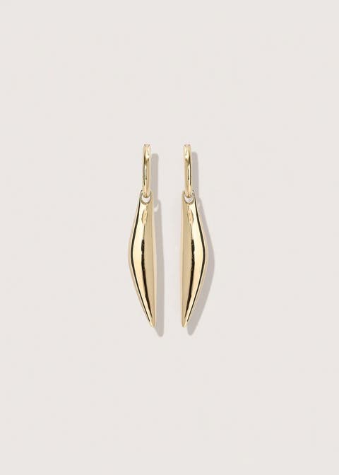 14kt Gold Cinder Drop Earrings