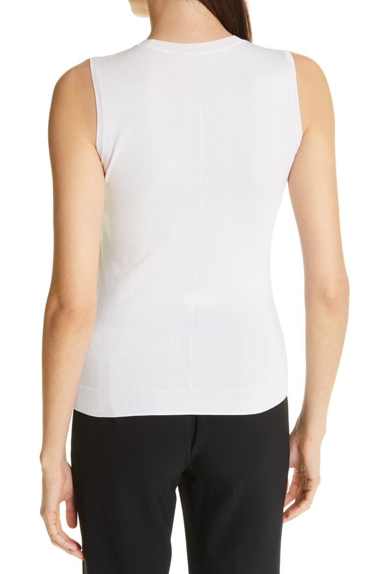 Fine Jersey Knit Shell, Alternate, color, ECRU