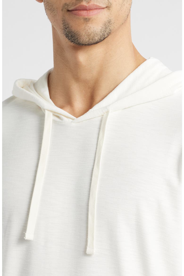 Slub Performance Hoodie, Alternate, color, SEA SALT