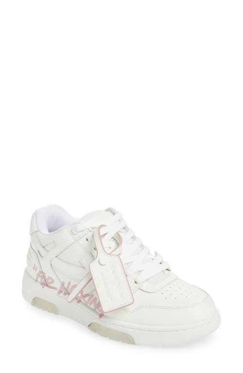 Shop Off-white Out Of Office For Walking Low Top Sneaker In White Pink