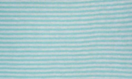 Eileen West Stripe Short Sleeveless Knit Nightgown In Aqua Stripe