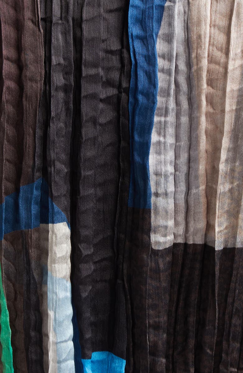 STAUD Mizu Sleeveless Colorblock Dress, Alternate, color, Blue Prism