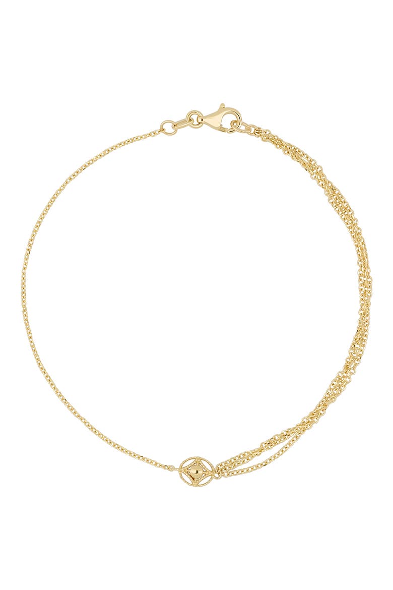 14K Gold Multichain Bracelet, Main, color, 14K YELLOW GOLD