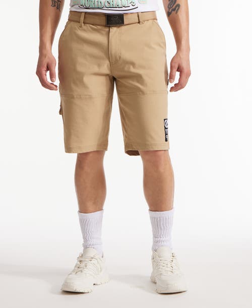 Ecko Unltd Keep Tabs On Belted Cargo Short