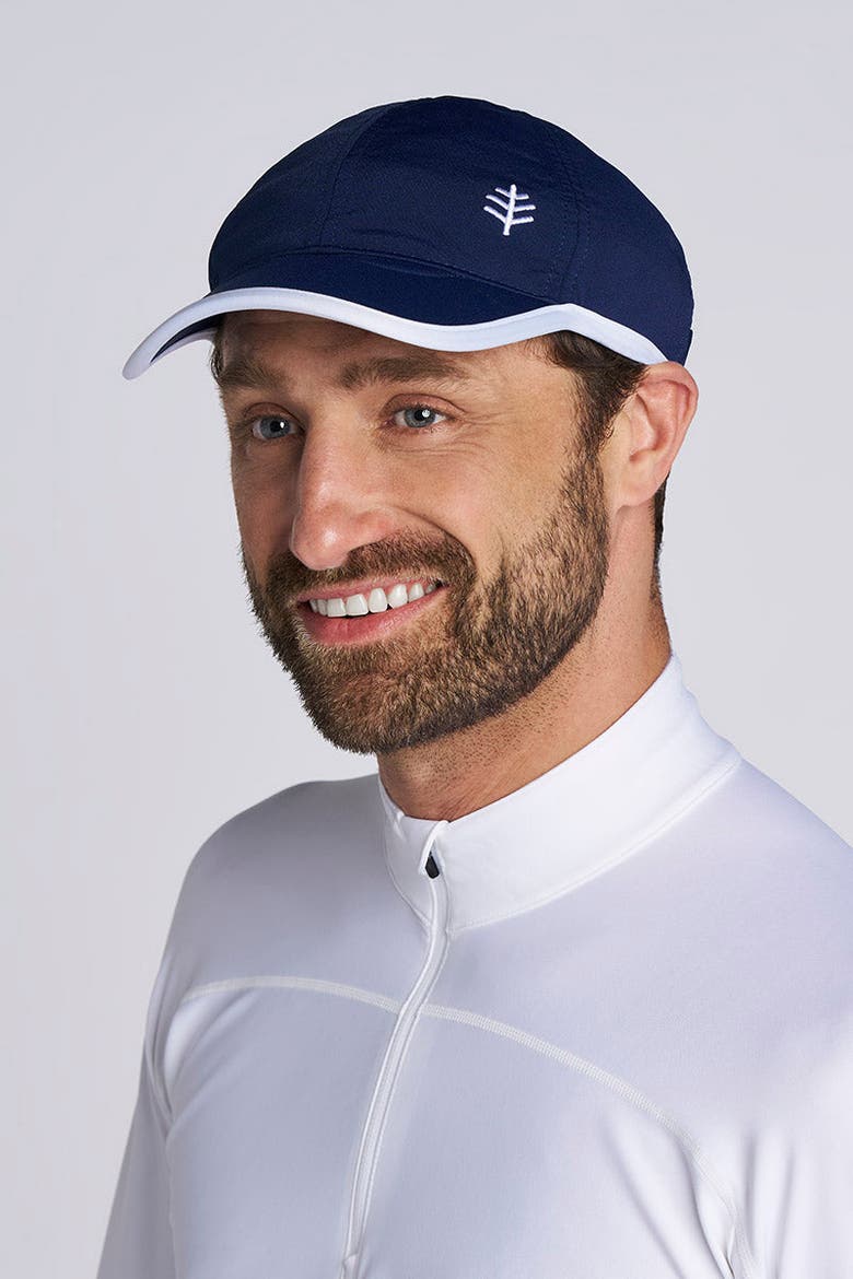 Wave Rider Swim & Sports Cap, UPF 50+ Sun Protection, Alternate, color, Navy