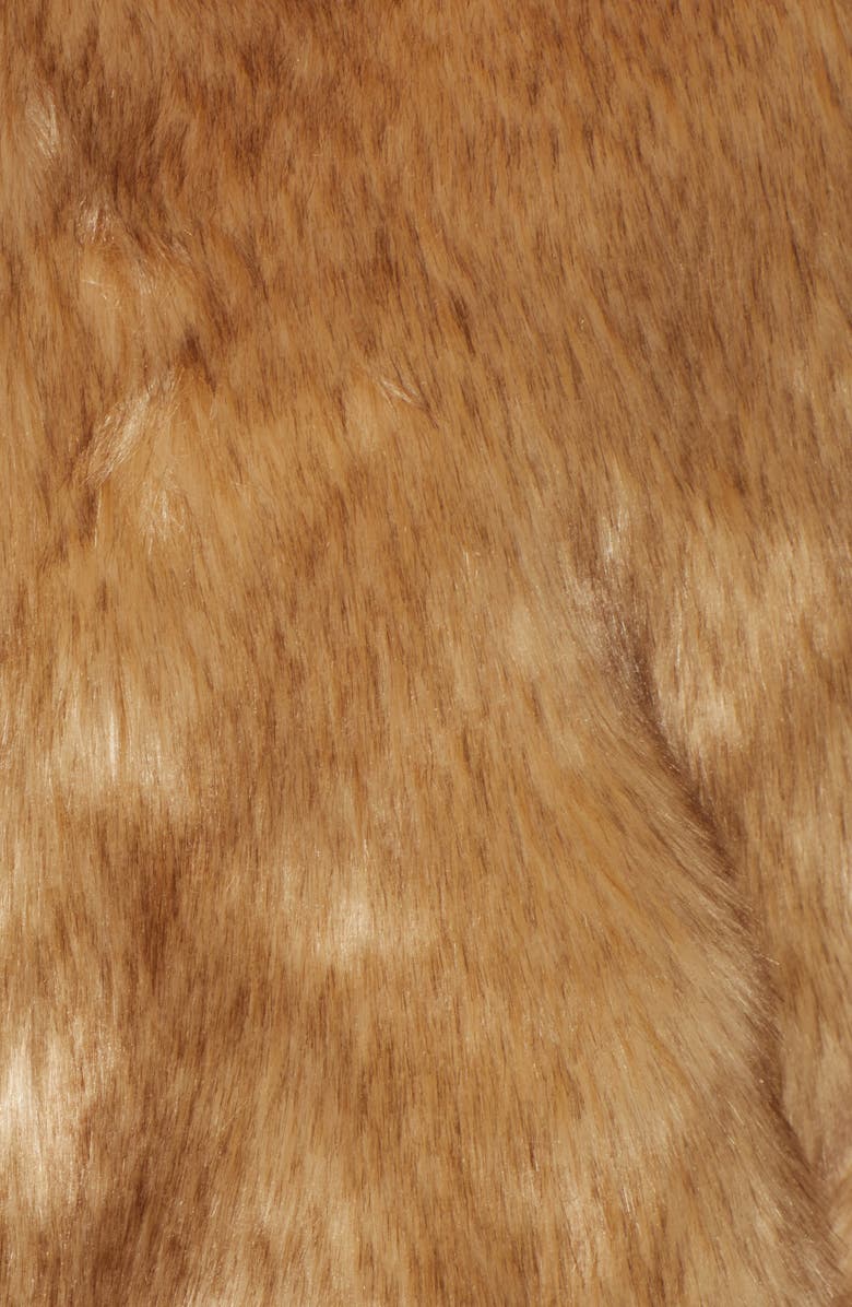 Something Navy Faux Fur Crop Jacket, Alternate, color, 