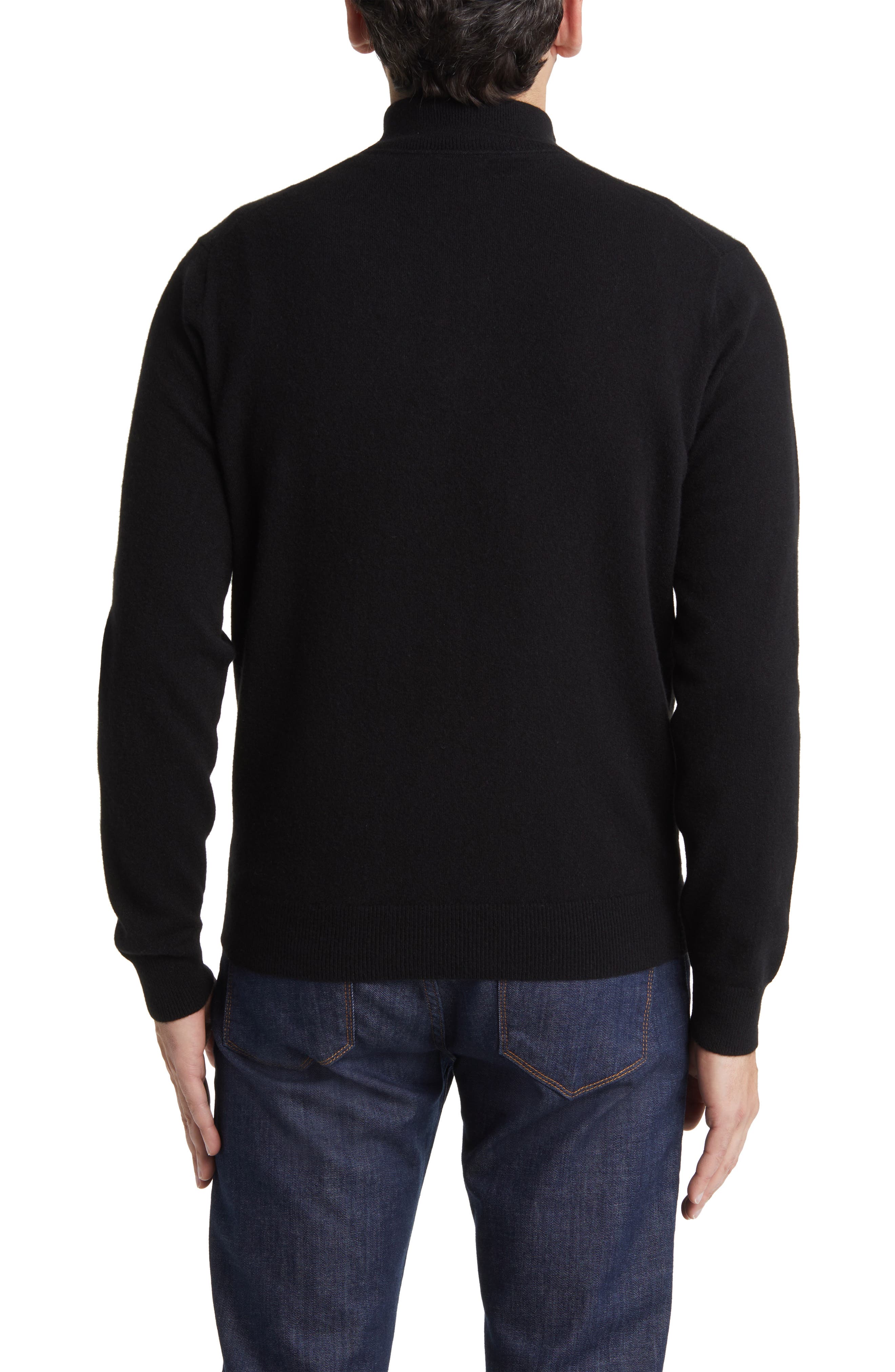 Crown Crafted Artisan Flex Cashmere Blend Quarter Zip Sweater - image 2