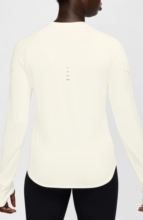 Nike Swift Dri-fit Uv Running Top In White