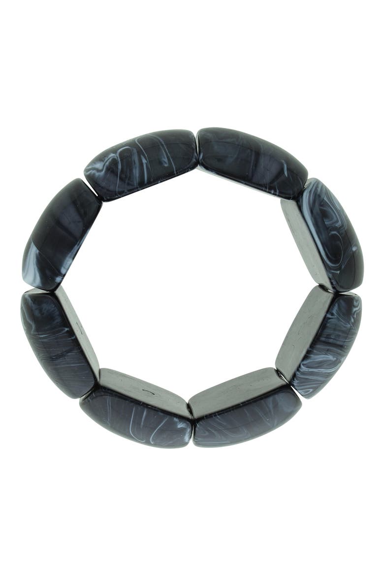Lucy Stretch Bracelet, Alternate, color, BLACK