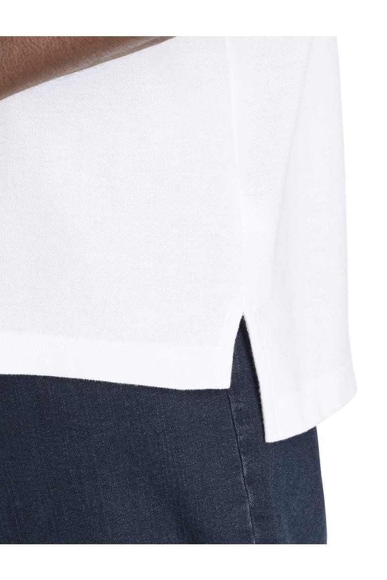 Big & Tall Pocket Piqué Polo Shirt, Alternate, color, BRIGHT WHITE