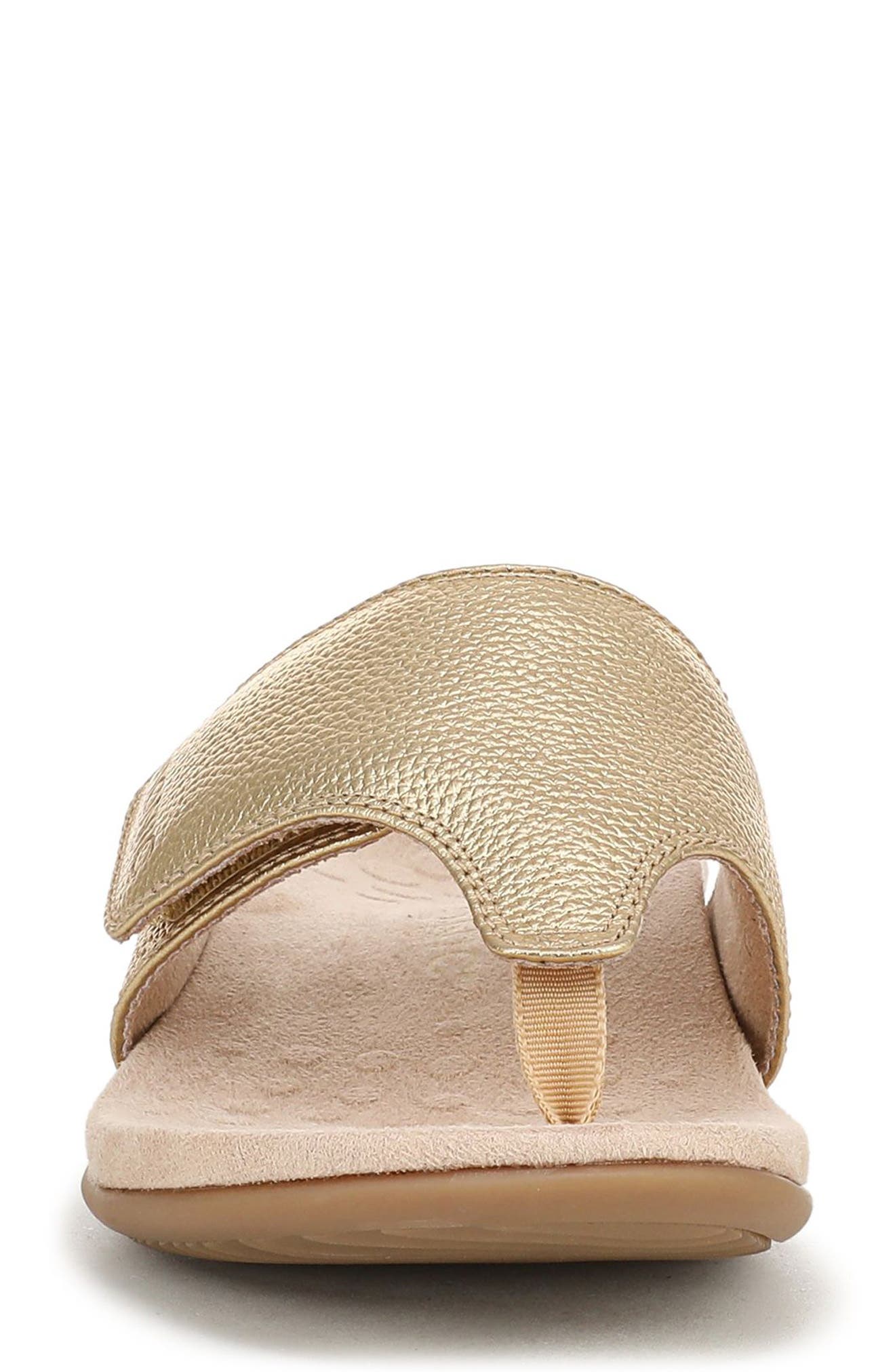 Vionic Renee Sandal, Alternate, color, Gold Metallic Leather