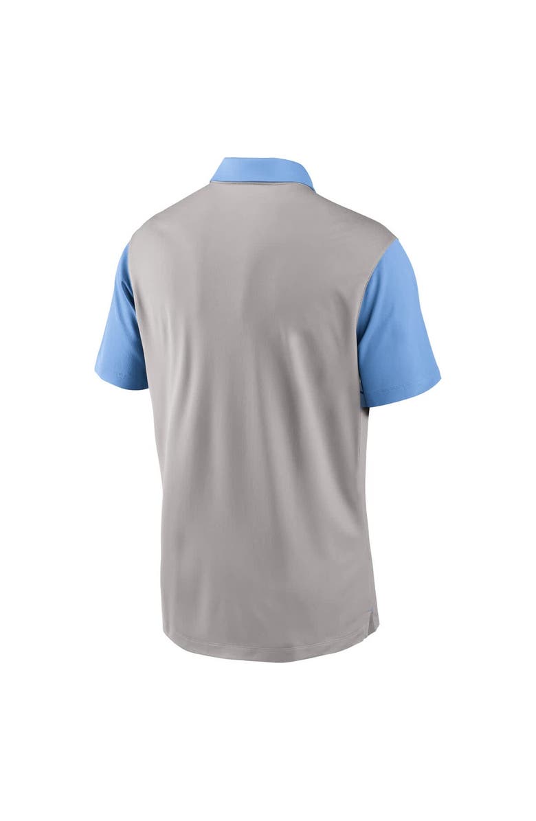 Jordan Brand Men's Jordan Brand Gray/Carolina Blue North Carolina Tar Heels Vapor Dri-FIT Polo, Alternate, color, Gray