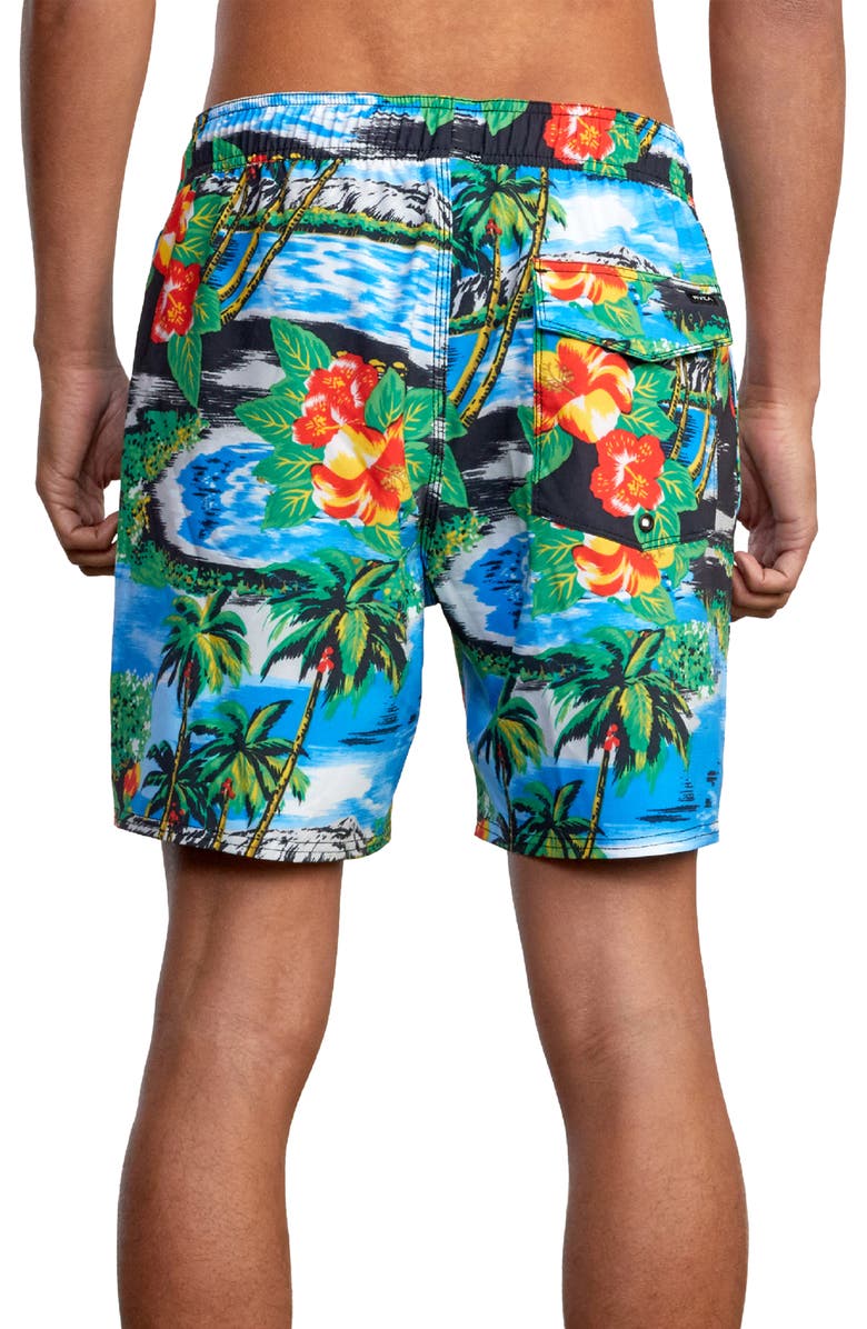 RVCA Tropical Print Board Shorts, Alternate, color, Mul-Multi