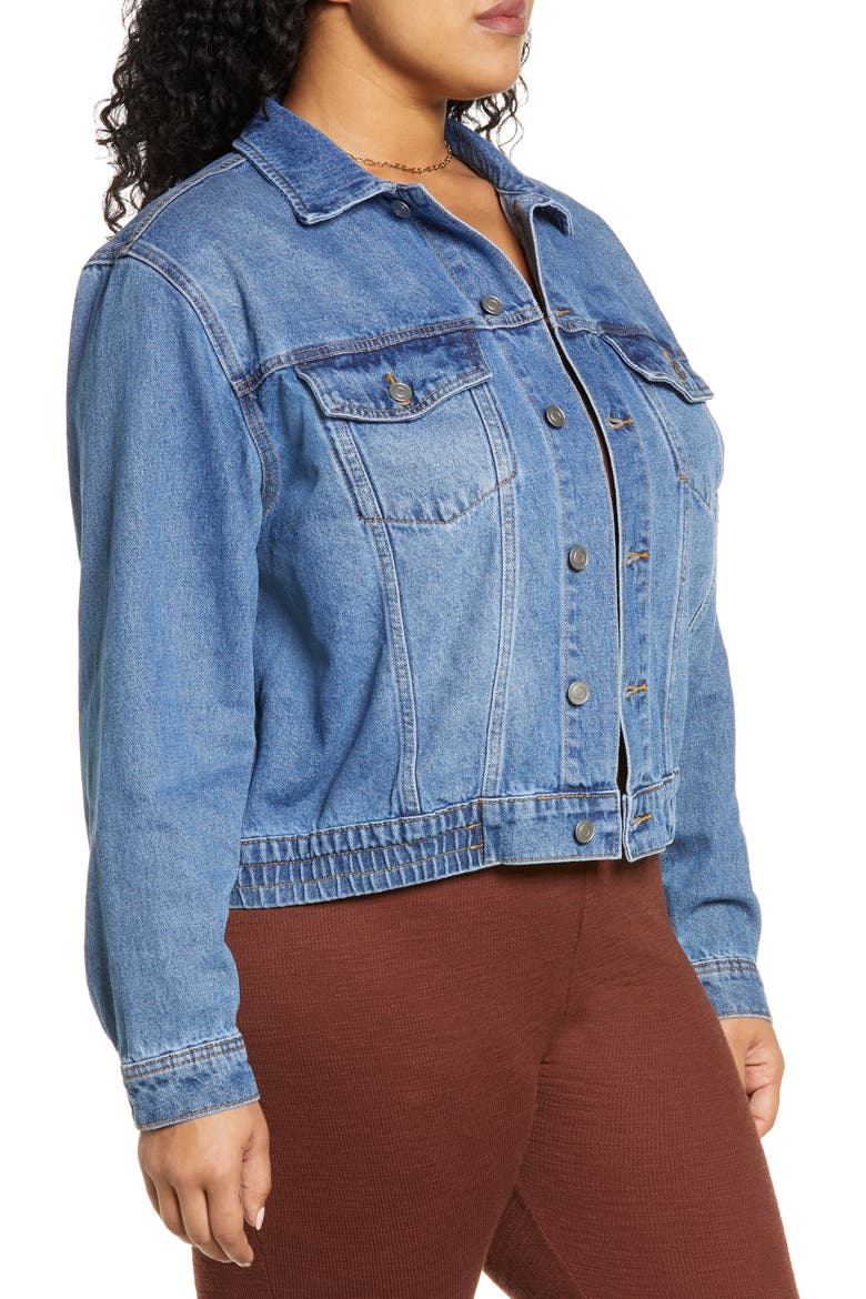 Denim Jacket, Alternate, color, CLASSIC MEDIUM WASH