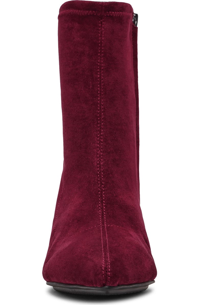 Anne Klein Reese Pointed Toe Boot, Alternate, color, Burgundy