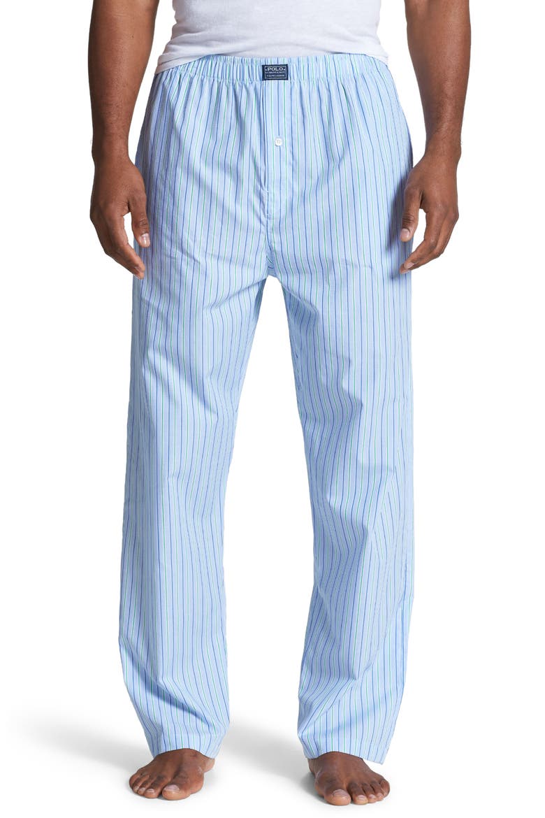 Cotton Pajama Pants, Main, color, BARI STRIPE
