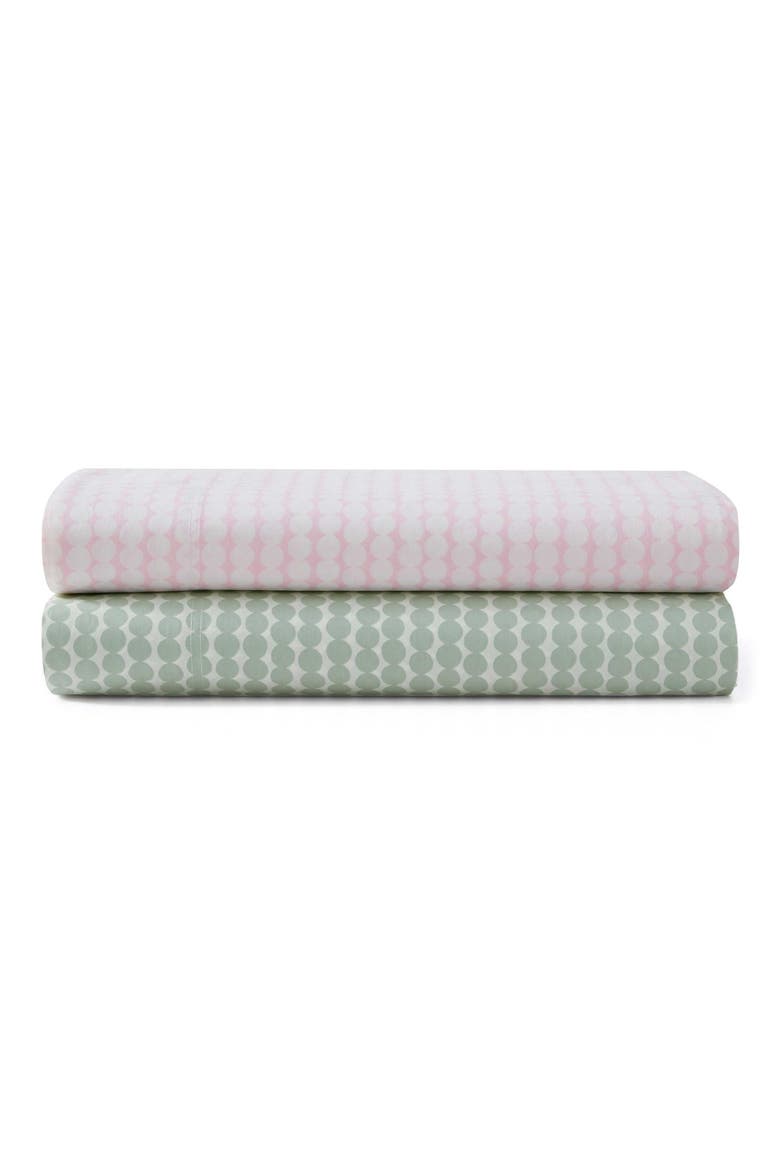 Pikku Rasymatto Cotton Percale Sheet Set, Alternate, color, LIGHT PINK