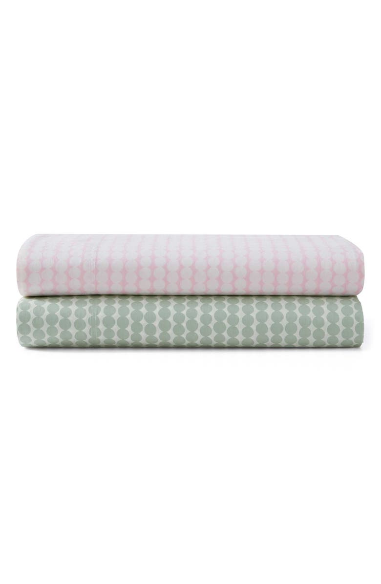 Marimekko Pikku Rasymatto Cotton Percale Sheet Set, Alternate, color, Light Pink