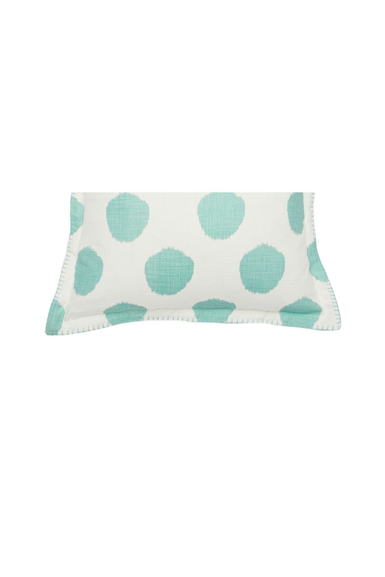 Surf Dot Printed Accent Throw Pillow 20" x 20", Alternate, color, Green