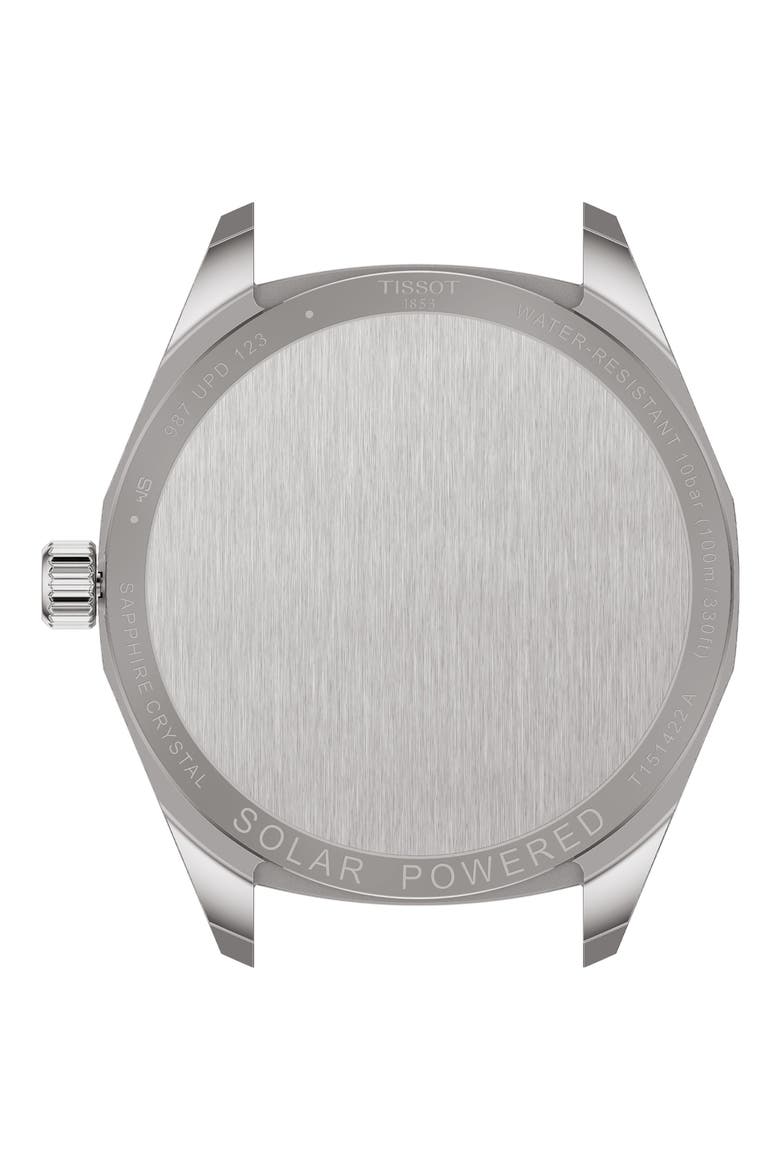 PRC 100 Solar Quartz Bracelet Watch, 39mm, Alternate, color, ICE BLUE