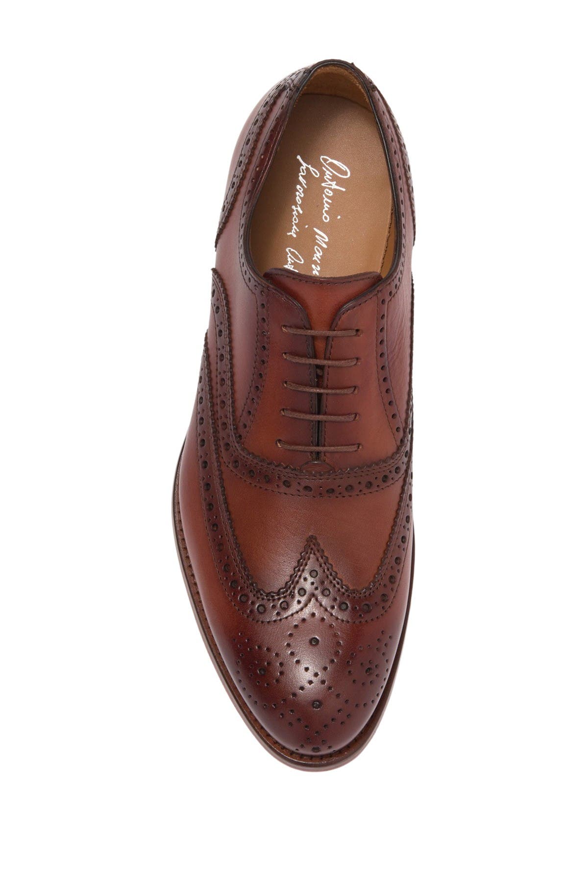 ANTONIO MAURIZI Classic Leather Wingtip Oxford, Alternate, color, 