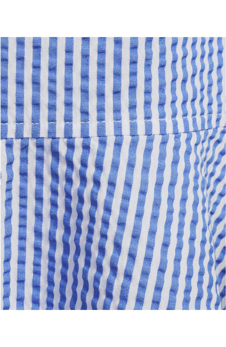 Lands' End Seersucker Tennis Dress, Alternate, color, Clear Blue/White Stripe