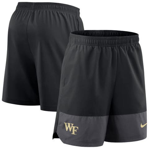 Men's Nike Black Wake Forest Demon Deacons 2025 Sideline Performance Shorts