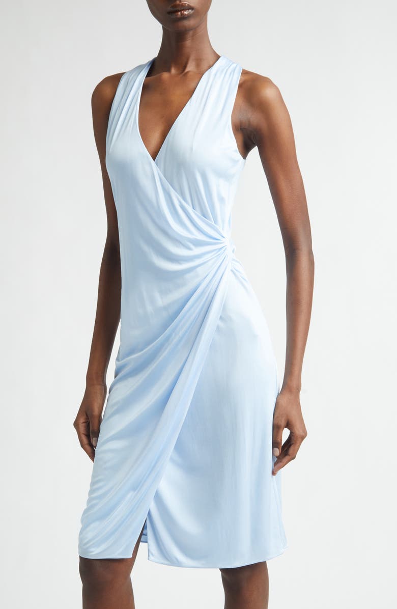 Versace Medusa '95 Liquid Jersey Dress, Alternate, color, Pastel Blue