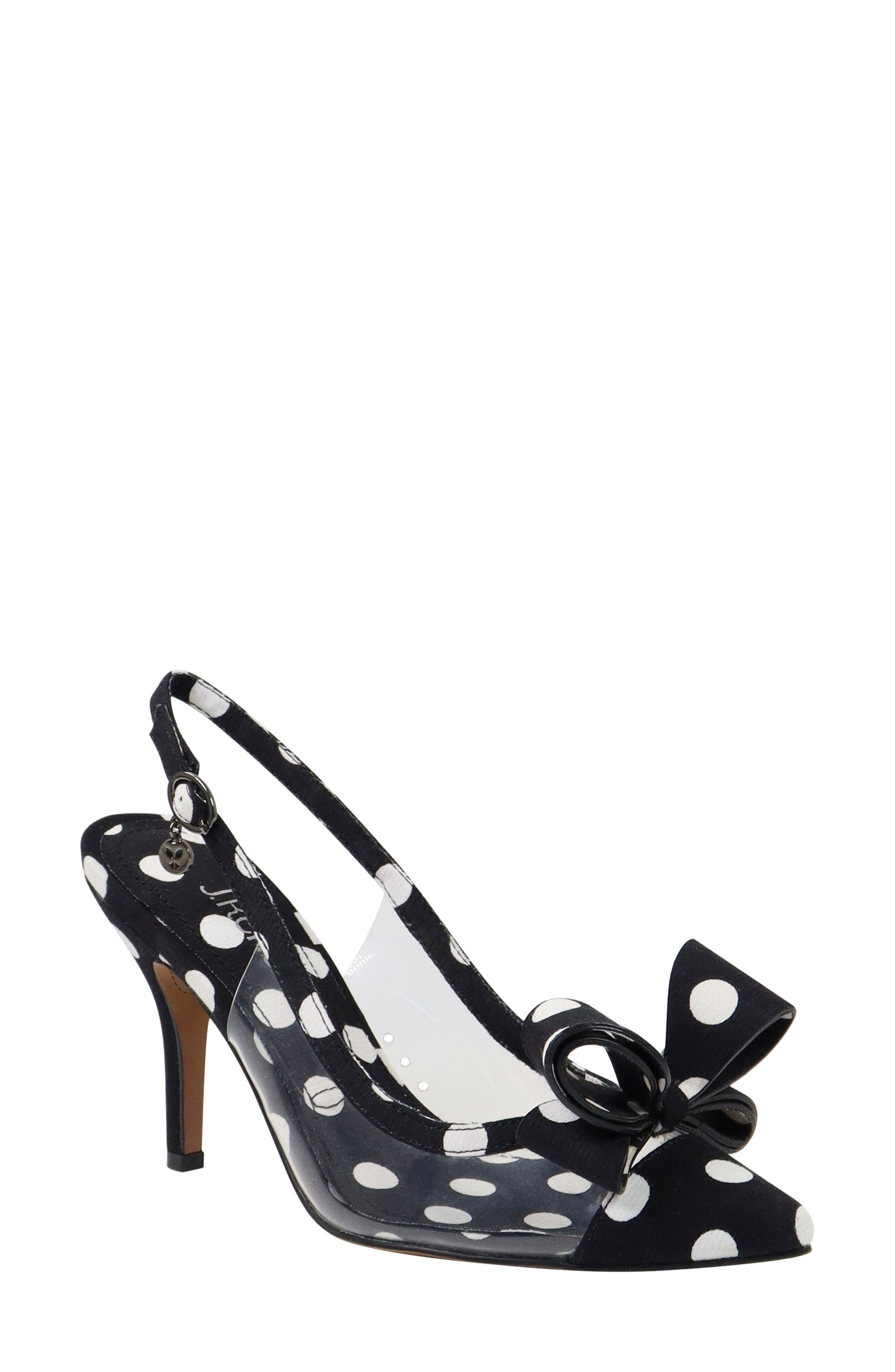 J. Reneé Karunya Pointed Toe Slingback Pump, Main, color, 