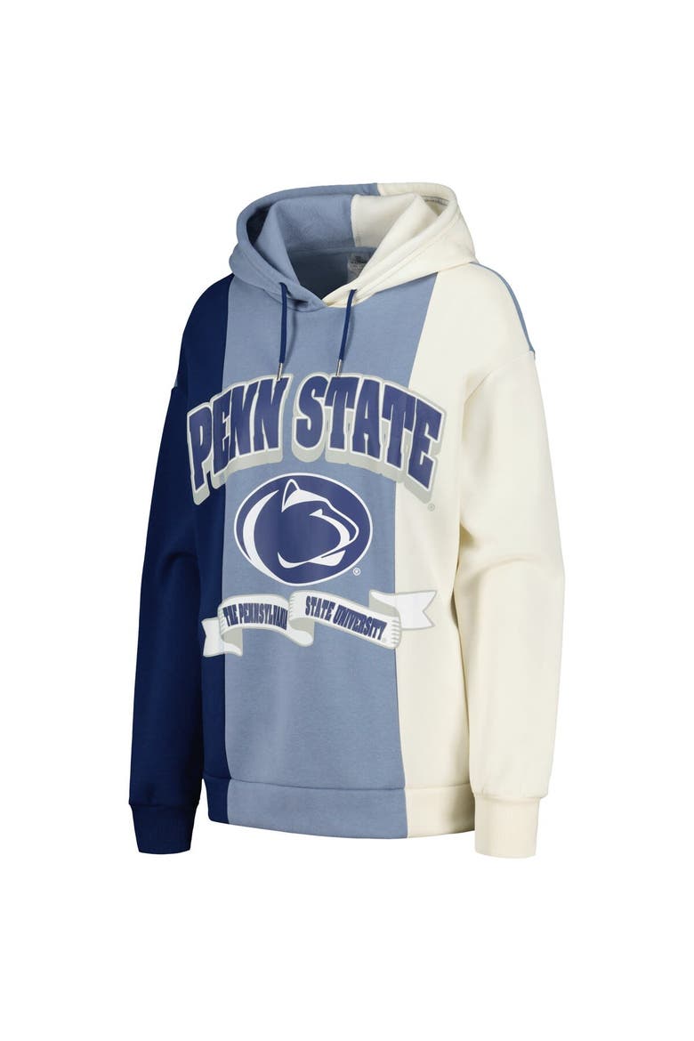 Women's Gameday Couture Navy Penn State Nittany Lions Hall of Fame Colorblock Pullover Hoodie, Alternate, color, Navy