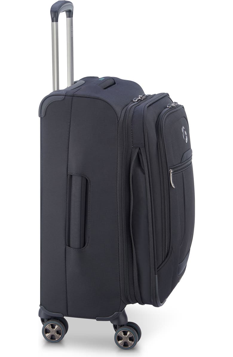 DELSEY Helium DLX Expandable Spinner Carry-On, Alternate, color, Black