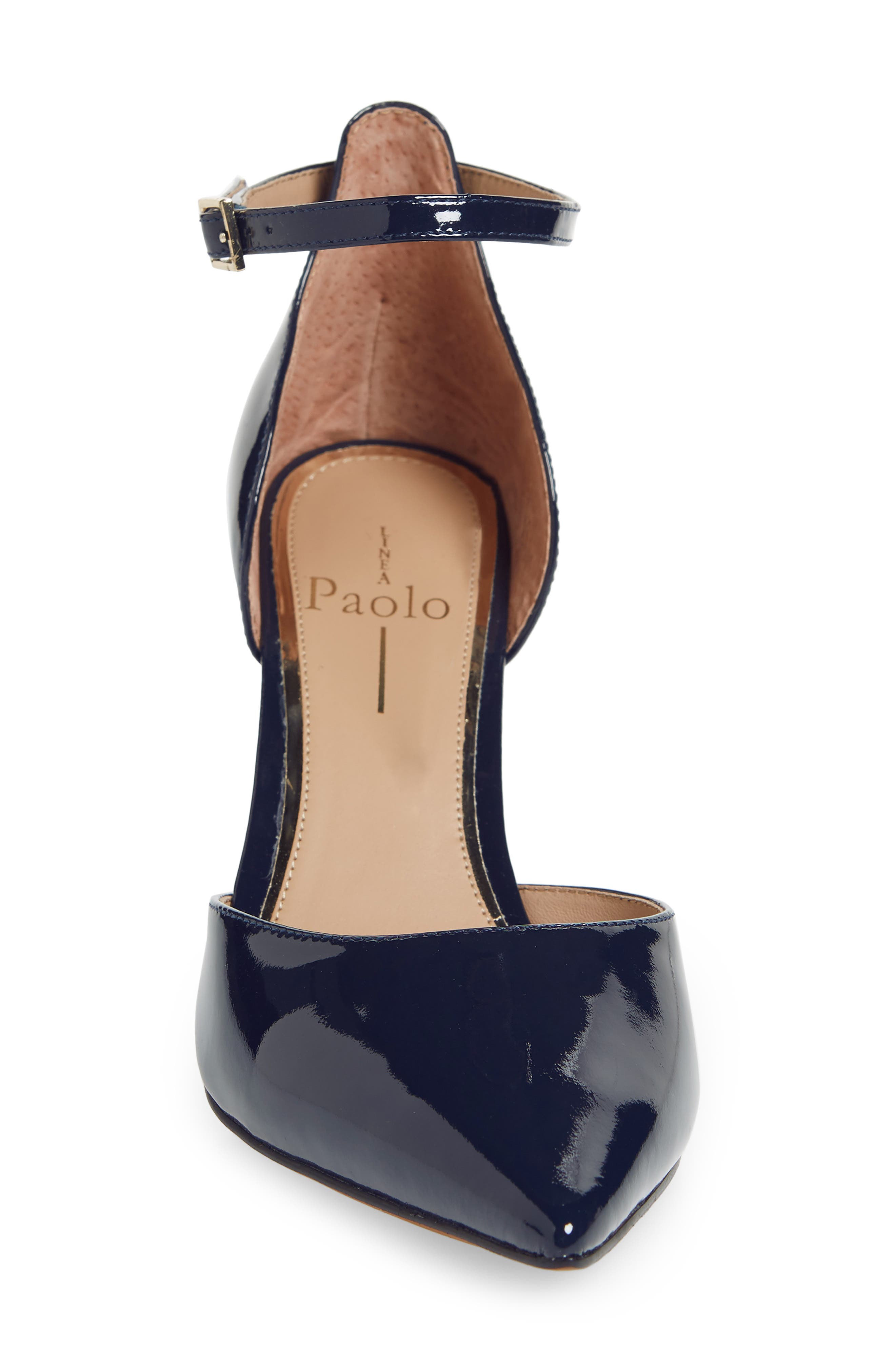 Page Pump, Alternate, color, MARINE BLUE PATENT LEATHER