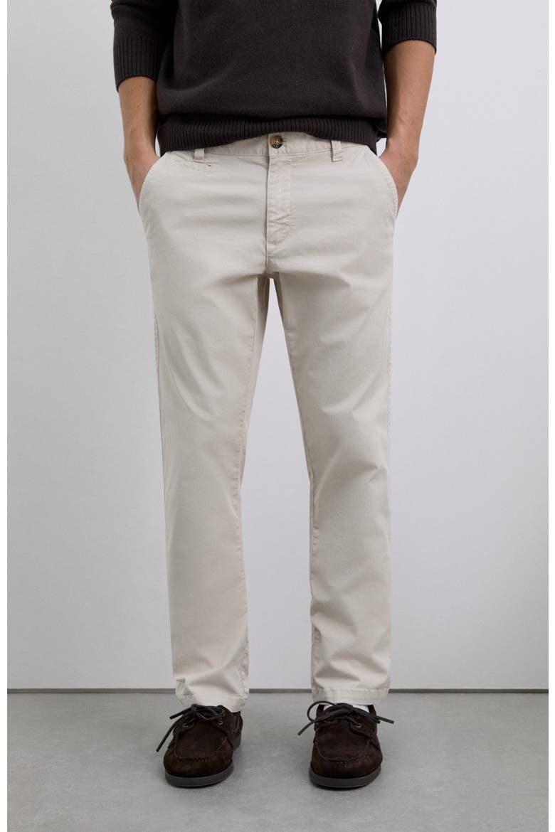 Casual Chino Pants, Main, color, Beige