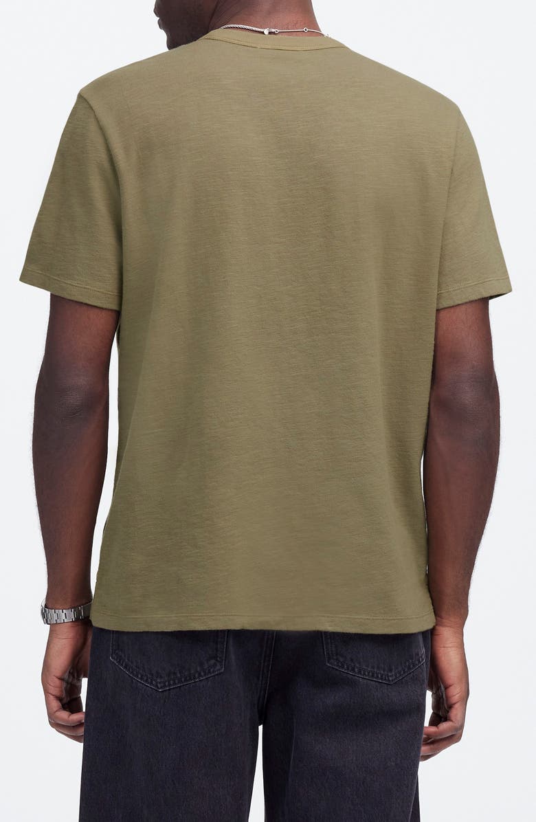 Madewell Heavyweight Cotton Slub T-Shirt, Alternate, color, Faded Fatigue
