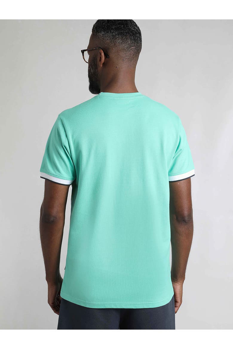 Danville Pique T-Shirt, Alternate, color, Aqua Marine