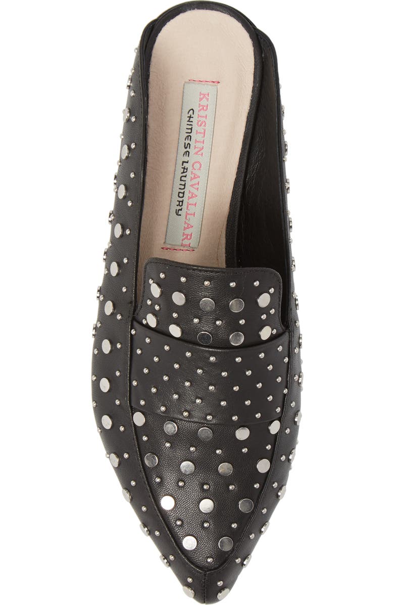 Kristin Cavallari Charlie Studded Loafer Mule, Alternate, color,