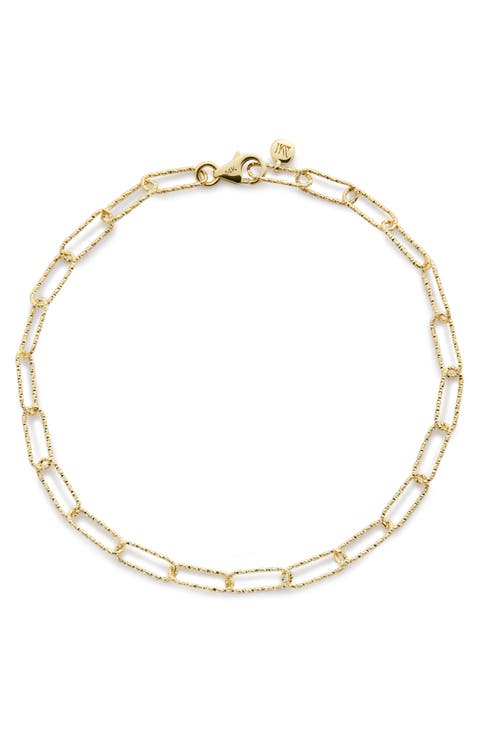 Alta Textured Chain Link Bracelet