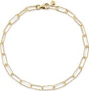 Monica Vinader Alta Textured Chain Link Bracelet