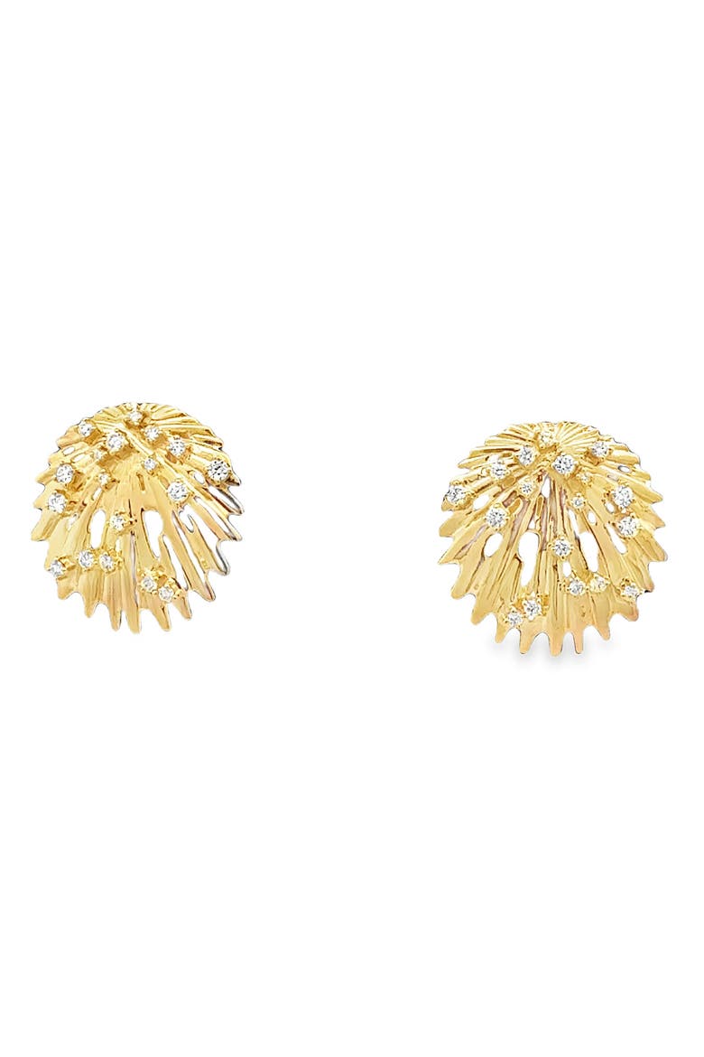 Bahia 18K Gold Diamond Earrings, Main, color, YELLOW GOLD