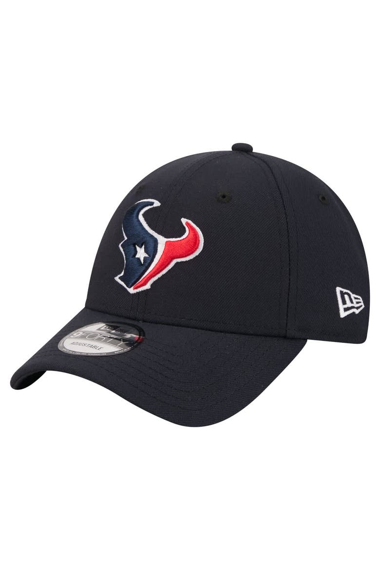 Men's New Era  Navy Houston Texans Core Team 9FORTY Adjustable Hat, Main, color, Navy