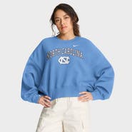 Nike Women's Nike Carolina Blue North Carolina Tar Heels Oversized Phoenix Arch Pullover Sweatshirt